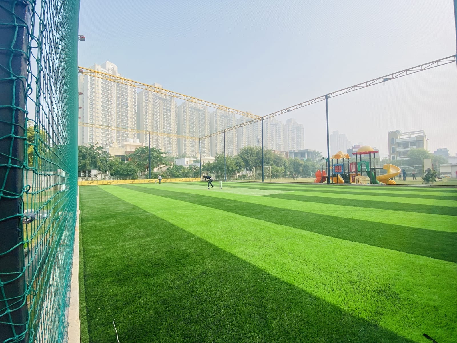 Basketball court at Sanfort World School