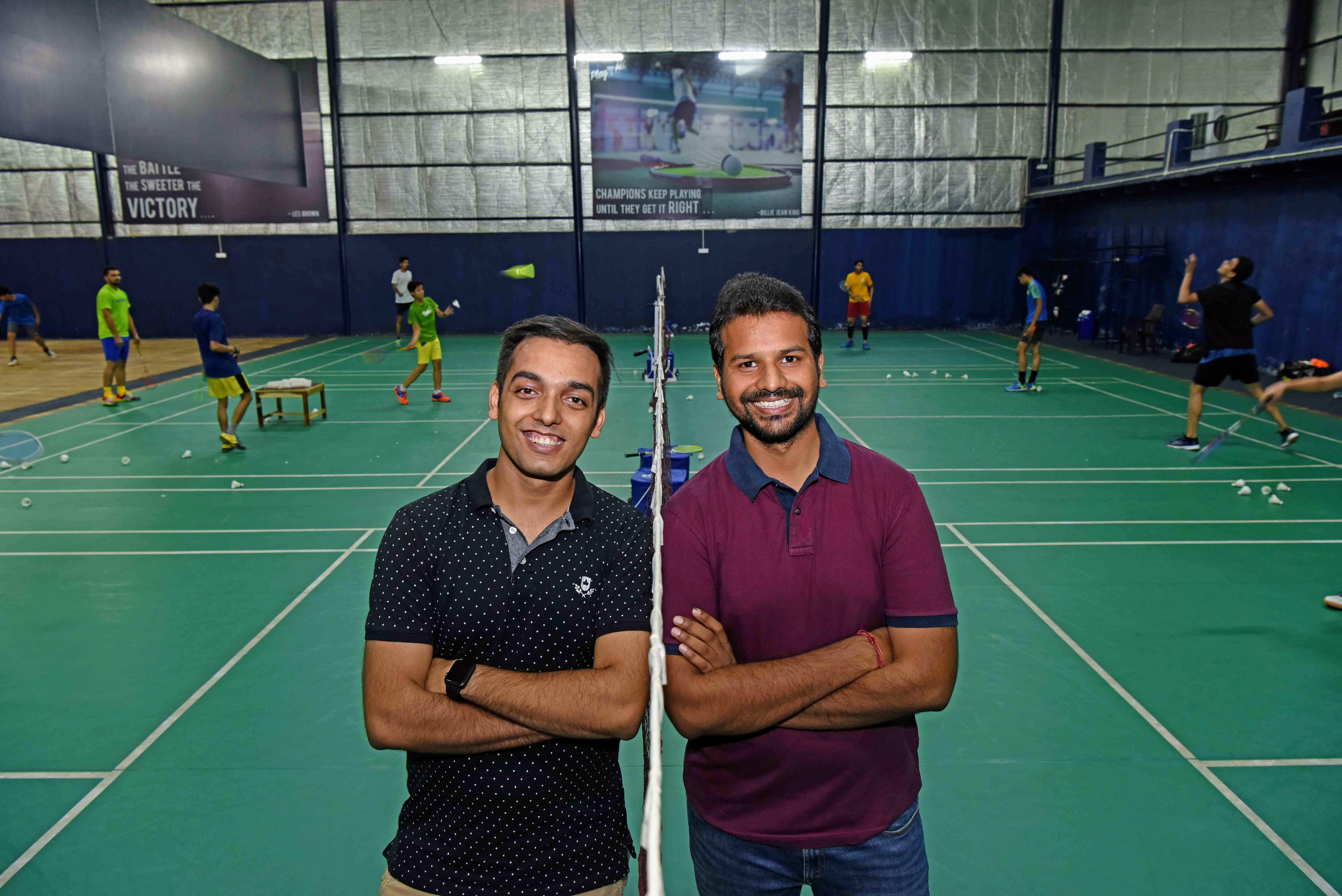 PlayAll's first 4-court badminton centre in Noida, 2018